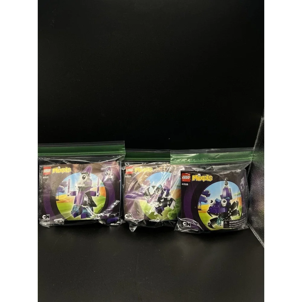 LEGO MIXELS Series 3 Mesmo Magnifo Wizwuz 41524 41525 41526 Complete w/Booklets